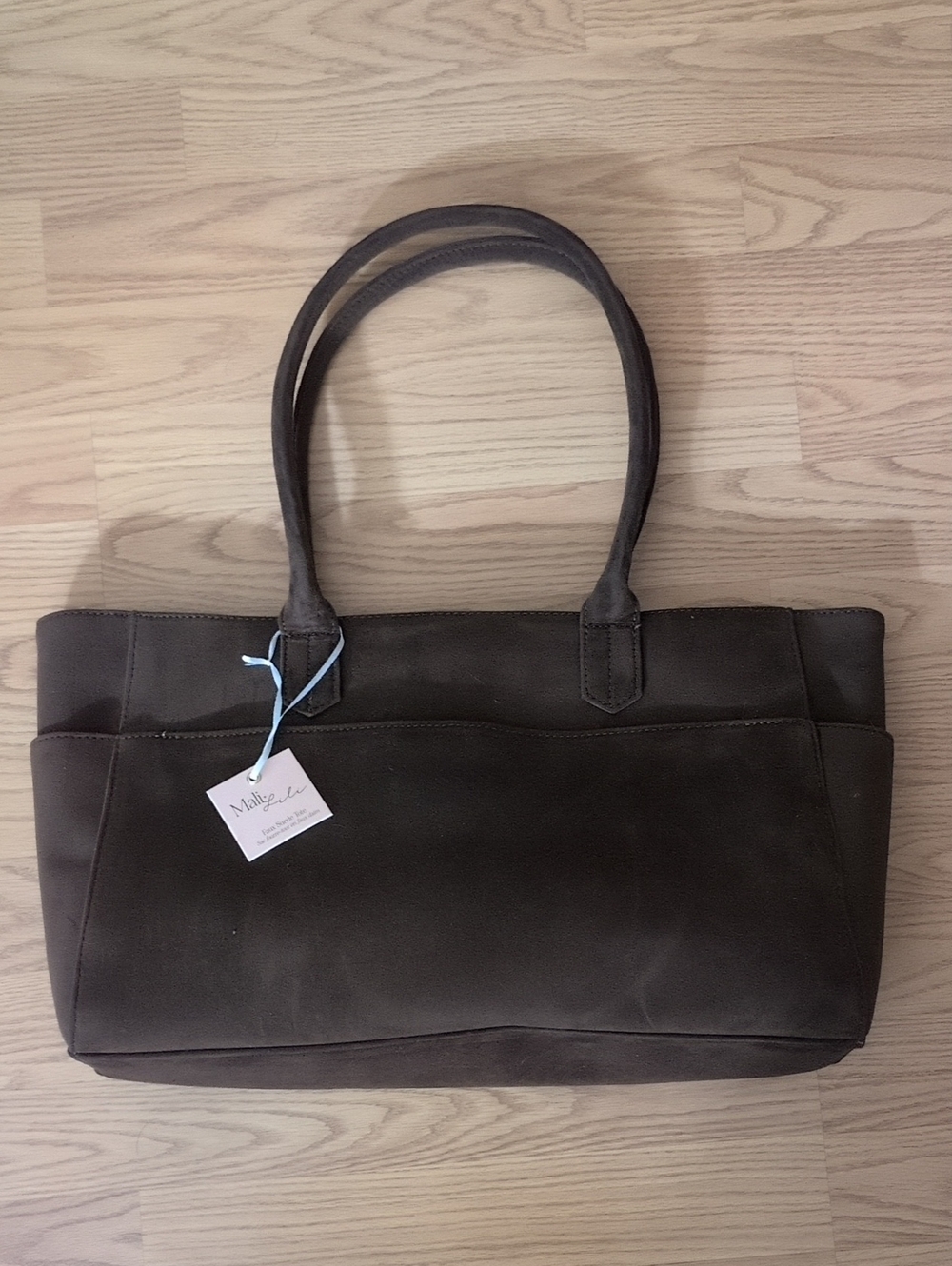 Mali and Lili Classic Women’s Faux Suede Tote Bag